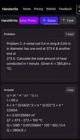 Homework done faster. Clean handwritten steps, instantly. | handwriting