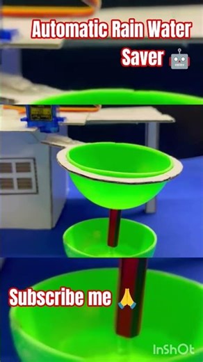 Automatic Rain Water Saver 🤖 | Smart Project#shorts #viral ‪@SrElectric2.0‬ ‪@WhatIfScienceShow‬