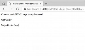 How to Create a Basic HTML Document in Your Browser - MajorGeeks