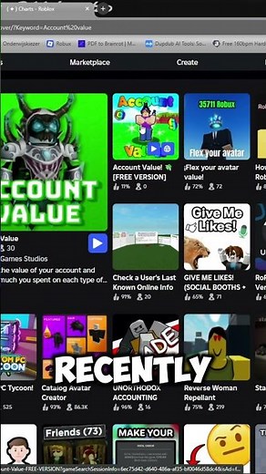Find Out Your Roblox Account VALUE in Just 10 Seconds! 😱