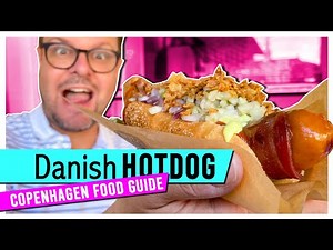 Best Danish Hot Dog in Copenhagen Denmark // What to eat in Copenhagen