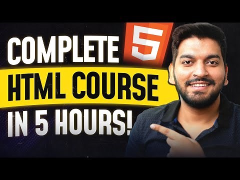 Complete HTML Tutorial in 1 Video 2024