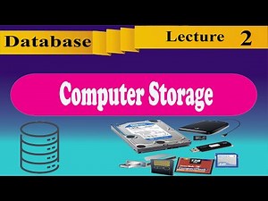 [Database 02]: Computer Storage Explained: Everything You Need to Know!