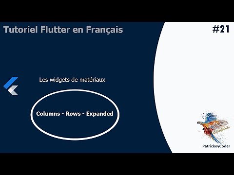 #21-Tutoriel Flutter en Français - Columns & Rows