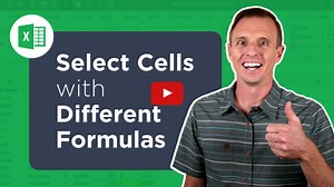 How to Select Cells with Differences in Excel - Excel Campus
