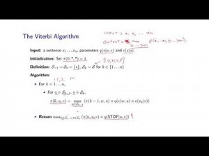 5 - 7 The Viterbi Algorithm for HMMs (Part 3)