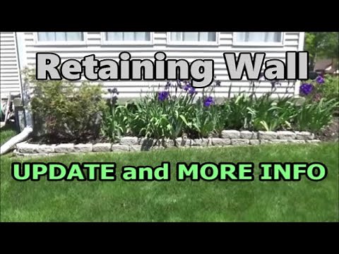 Retaining Wall Update - Do You NEED a Drainage Pipe?