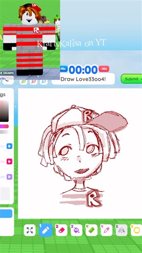 Draw Me! on ROBLOX! Red hat🎨 #roblox