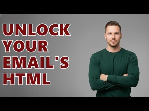 How Do I Convert An Outlook Email To HTML?