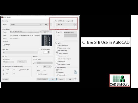 How to Add a Plot Style (CTB) & (STB) File in AutoCAD | Convert CTB to STB