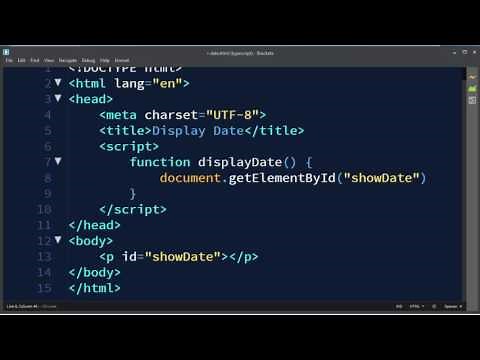 How to Display Date and Time on Web Page using JavaScript- JavaScript Tutorial