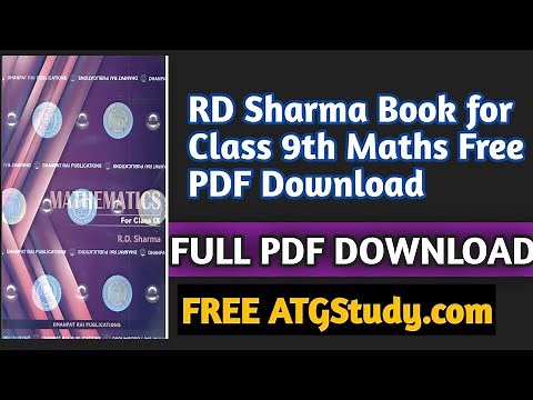 RD Sharma Book for Class 9 Maths Free PDF Download | Class 9th RD Sharma Maths Book full pdf FREE