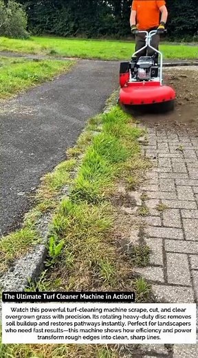 The Ultimate Turf Cleaner Machine in Action! Extreme Grass Edge Restoration!