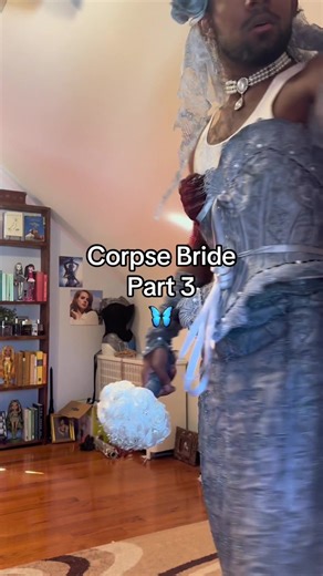 The finished look at my #corpsebride costume! Ofc hair/ makeup and stuff like that still needs to be done but for now the costume is done! #corpsebridecosplay #sewing #drag