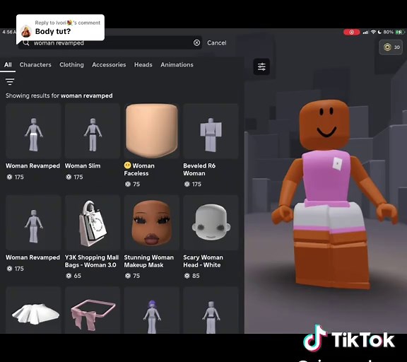Roblox Body Tutorial for Custom Avatars