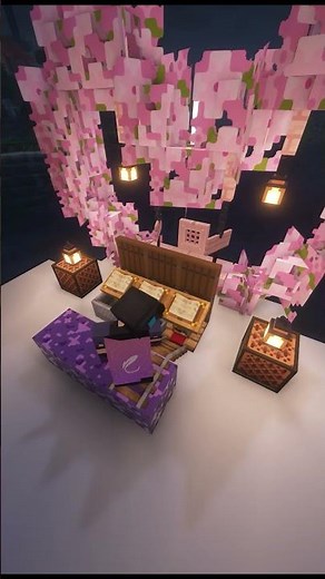 Minecraft Realistic Bed Design 🛏️ | Cozy & Aesthetic Bedroom Build