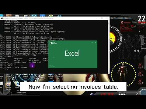 How to open database(.db) file in Excel