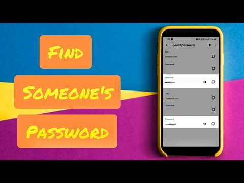 How to find out someone's password