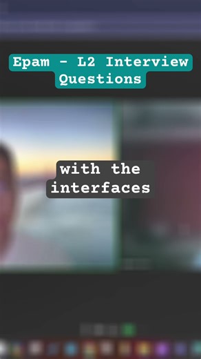 Java Interview Prep: EPAM 2nd Round Questions Explained! #shorts #javainterviewquestions #epam