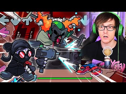 FNF but We battle Tricky and hank at the same time and its awesome