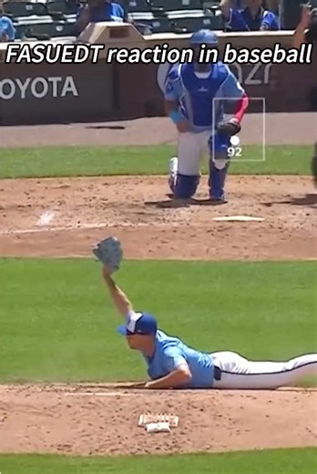 FASTEDT reaction in baseball #ball #mlb #baseball #usa #fyp