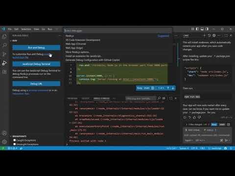 Getting Started with Node.js: Run & Debug Your First App