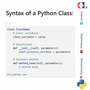 1.3K views · 18 reactions | Python Classes with Examples Syntax of a Python Class: Creating a Simple Class in Python | Python Coding | Facebook