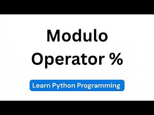 How Python's modulo operator works | Python Tutorials