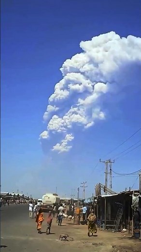 Ethiopian Volcano Eruption after 12000 Years 🌋🔥 | Real Footage