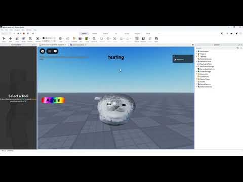 how to make a admin panel in roblox studio! Part 5