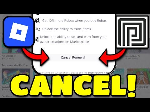 How To Cancel Roblox Premium Subscription On Mobile
