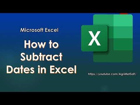 How to Subtract Dates in Excel | Difference Between Two Dates | Datedif Function