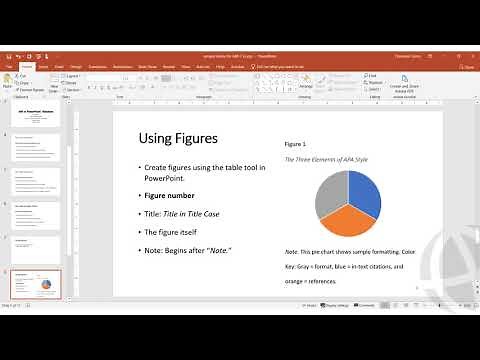 APA Style Formatting in PowerPoint - Purdue University Global Academic Success Center
