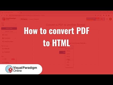 How to convert PDF to HTML