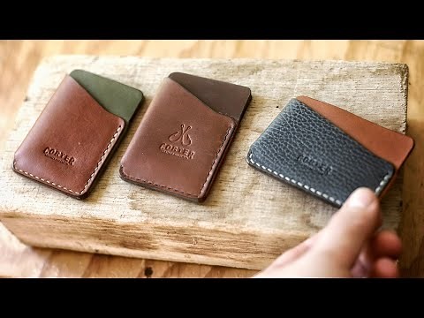 Super Easy Leather Wrap Wallet Tutorial (with PATTERNS!)