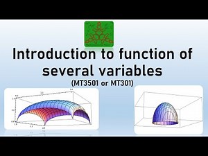 Advanced Calculus | Introduction to Function of Several variables