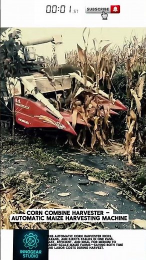 Corn Combine Harvester – Automatic Maize Harvesting Machine