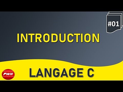 #01 Langage C - Introduction