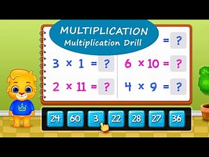 123 Math Multiplication #7 - Multiplication Drill with Lucas and Ruby | RV AppStudios Games