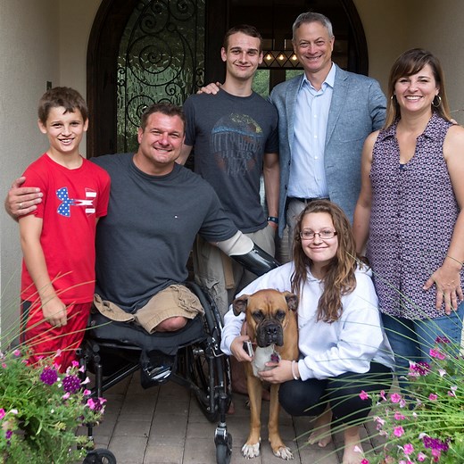 122K views · 7.8K reactions | Today’s GSF #highlightahero is Retired U.S. Army Master Sergeant John Masson. After joining the Special Forces unit as a medic, he deployed to Iraq and Afghanistan. While conducting a Village Stability Operation, John stepped on an improvised explosive device (IED). He lost both of his legs and his dominant left arm. Learn more about John and his journey in the video below. | Gary Sinise Foundation | Facebook