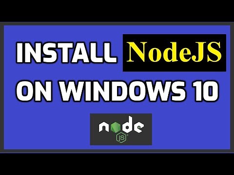 How to install Node.js on Windows 10
