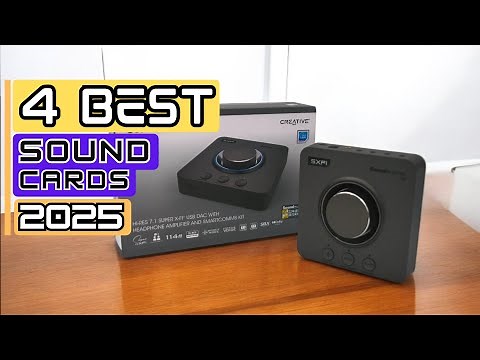 Best Sound Card 2025 | The 4 Best Sound Cards for Gaming PC