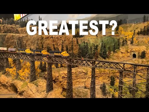 Greatest Model Railroad in The U.S.? MASSIVE & SCENIC!