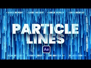 Create Infinity Line Particle Effects in After Effects | Tutorial