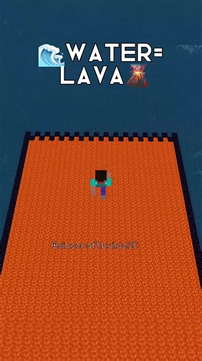 Minecraft Commandblock Command | Replace WATER🌊 with LAVA🌋#minecraft #minecrafttutorial #minecraftchallenge #minecraftcommands #minecraftbuild #minecrafthacks #minecraftbuilding