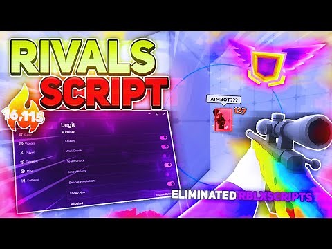 RIVALS Script Gui Exploit Hack [AIMBOT, SILENT AIM, GET ALL SKINS, PLAYER ESP + More!] *FREE No Key*