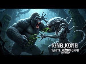 The Ultimate Apex Predator Showdown: KING KONG vs. The White Xenomorph