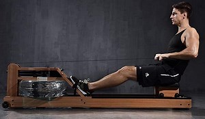 Battife Water Rowing Machine Review: solid walnut classic wood rower