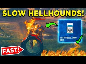 MW3 Zombies Freezer Burn Mission Guide - Slow 10 Hellhounds With Cryo Freeze & Cryo Freeze Location!