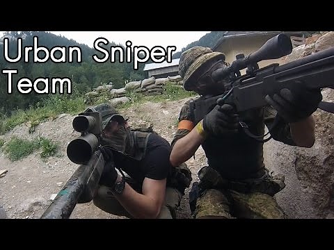Airsoft Sniper Gameplay - Scope Cam - Urban Sniper Team